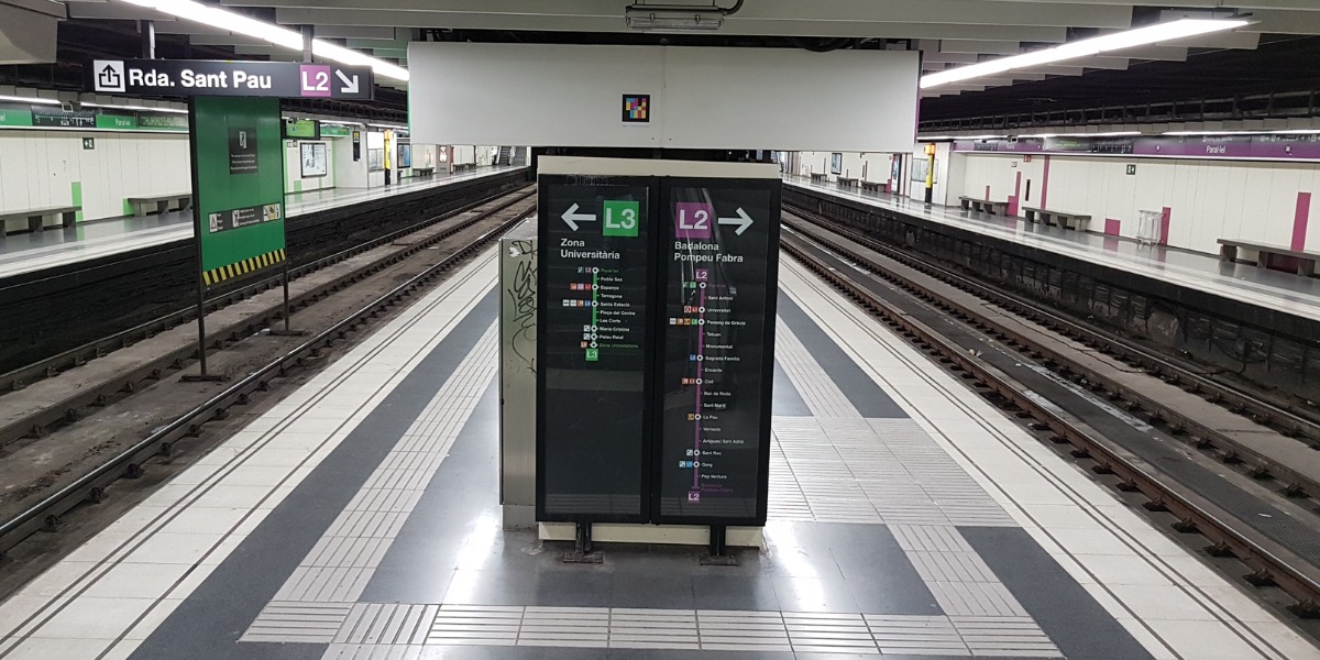 Exits From Para-Lel Metro Station